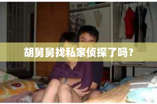 胡舅舅找私家侦探了吗？