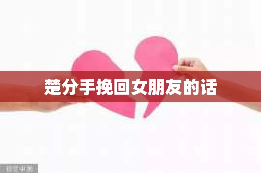 楚分手挽回女朋友的话
