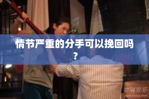 情节严重的分手可以挽回吗？