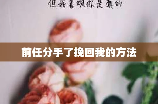 前任分手了挽回我的方法