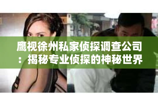 鹰视徐州私家侦探调查公司：揭秘专业侦探的神秘世界