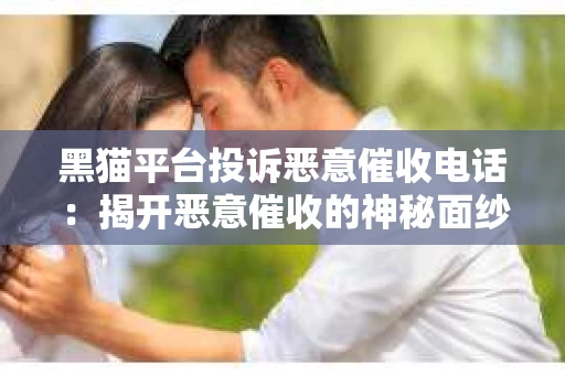 黑猫平台投诉恶意催收电话：揭开恶意催收的神秘面纱