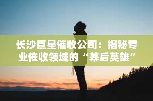 长沙巨星催收公司：揭秘专业催收领域的“幕后英雄”