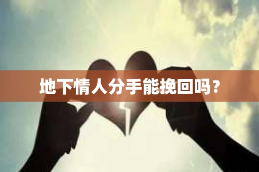地下情人分手能挽回吗？