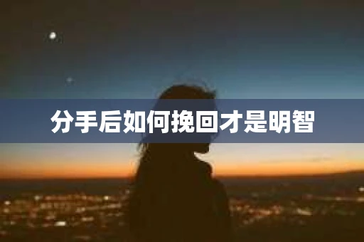 分手后如何挽回才是明智
