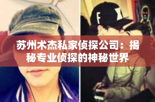 苏州术杰私家侦探公司：揭秘专业侦探的神秘世界
